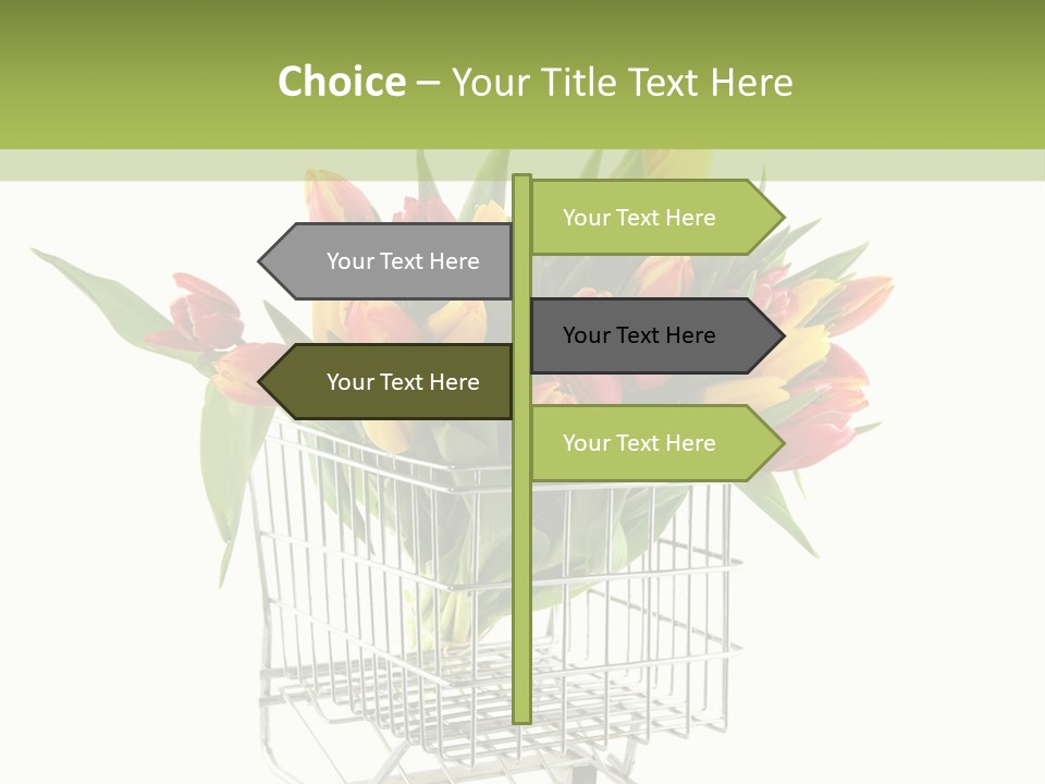 Holland Buying Bouquet PowerPoint Template
