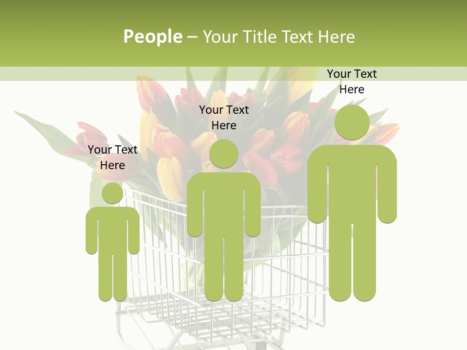 Holland Buying Bouquet PowerPoint Template