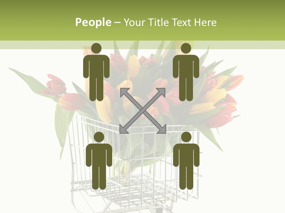 Holland Buying Bouquet PowerPoint Template