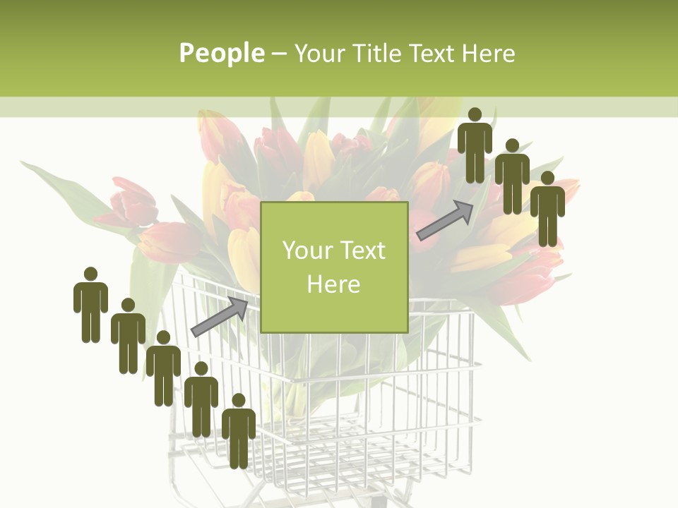 Holland Buying Bouquet PowerPoint Template