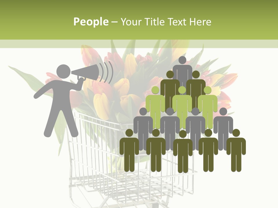 Holland Buying Bouquet PowerPoint Template