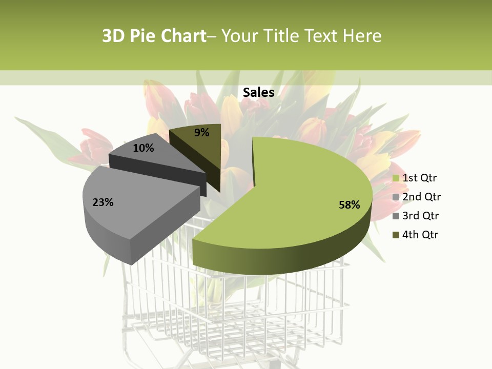 Holland Buying Bouquet PowerPoint Template