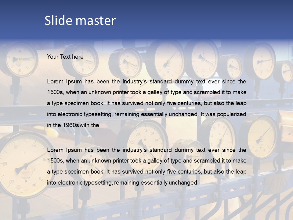 Supply Old Web PowerPoint Template