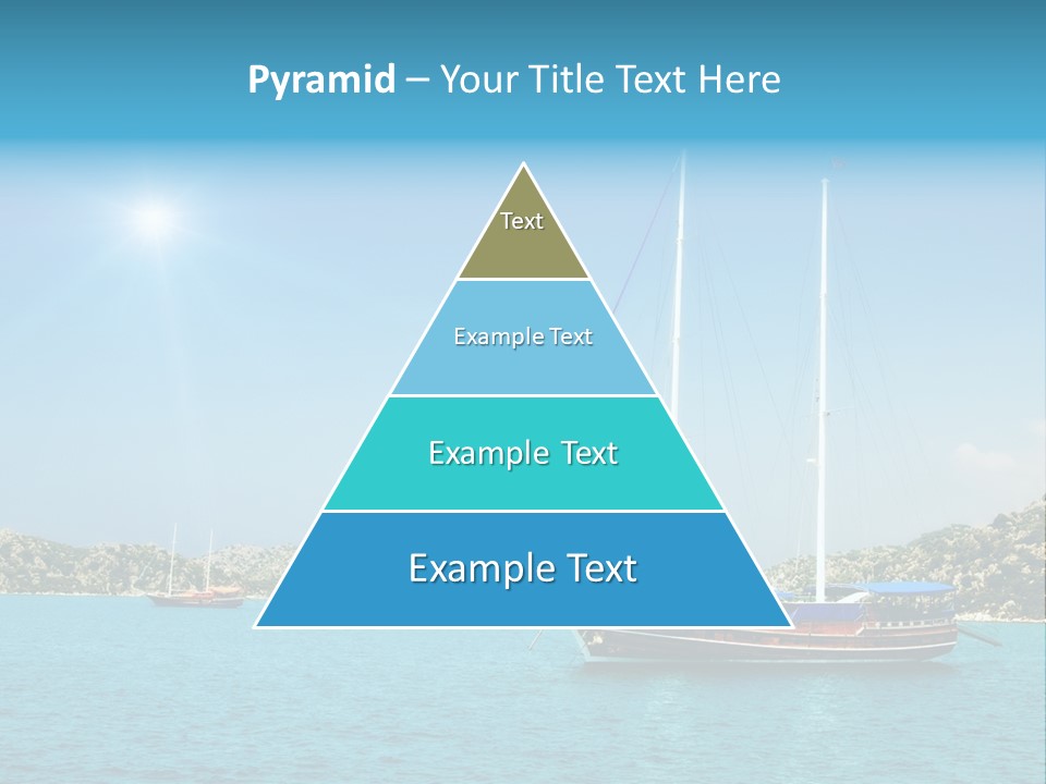 Cloud Tourism Cruise PowerPoint Template