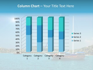 Cloud Tourism Cruise PowerPoint Template