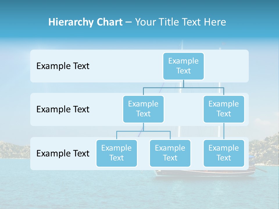 Cloud Tourism Cruise PowerPoint Template