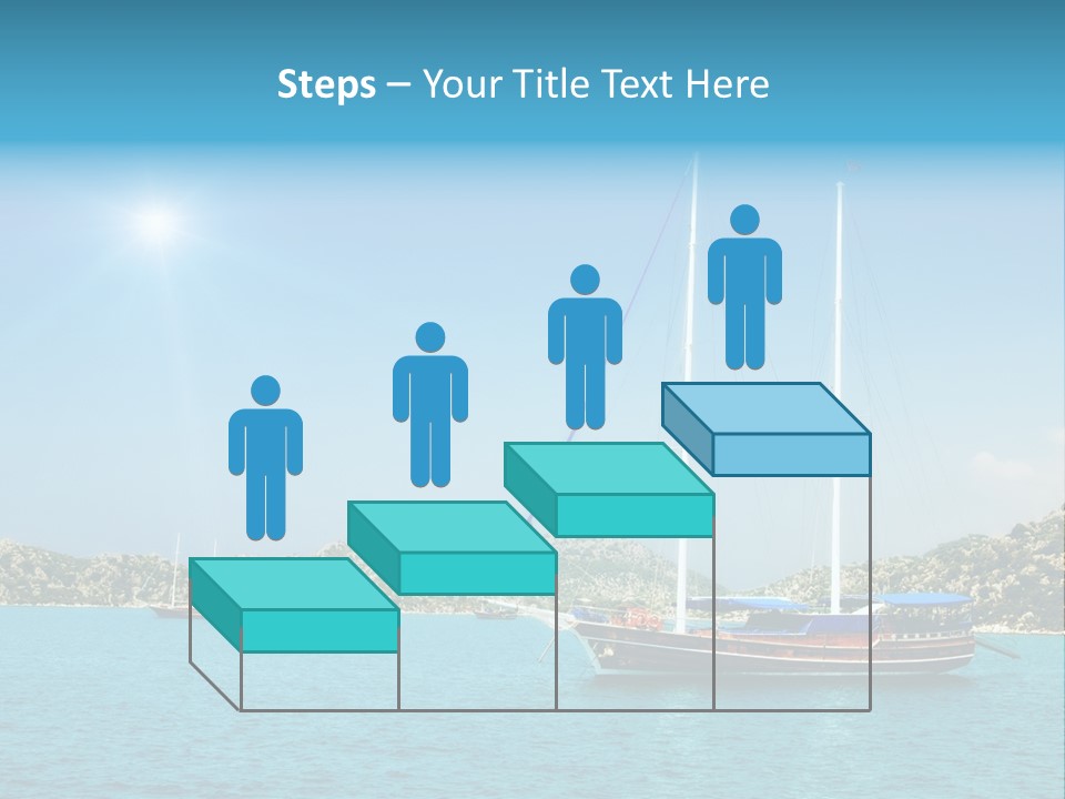 Cloud Tourism Cruise PowerPoint Template