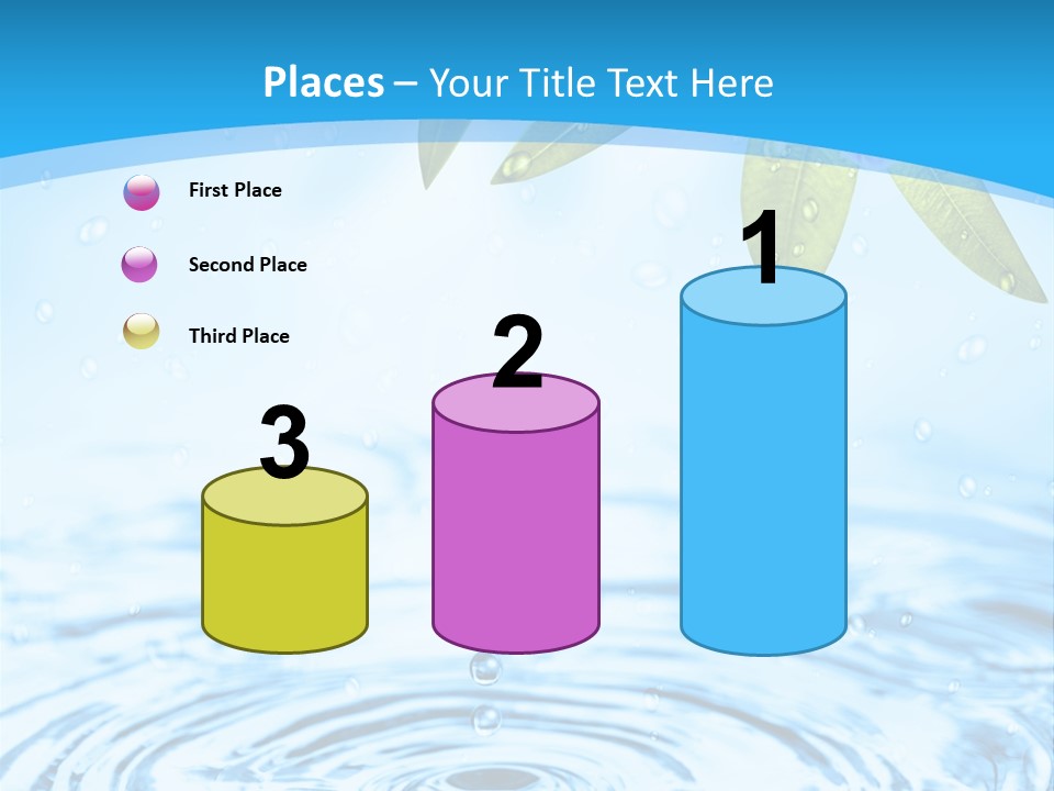 Summer Purity Healthy PowerPoint Template