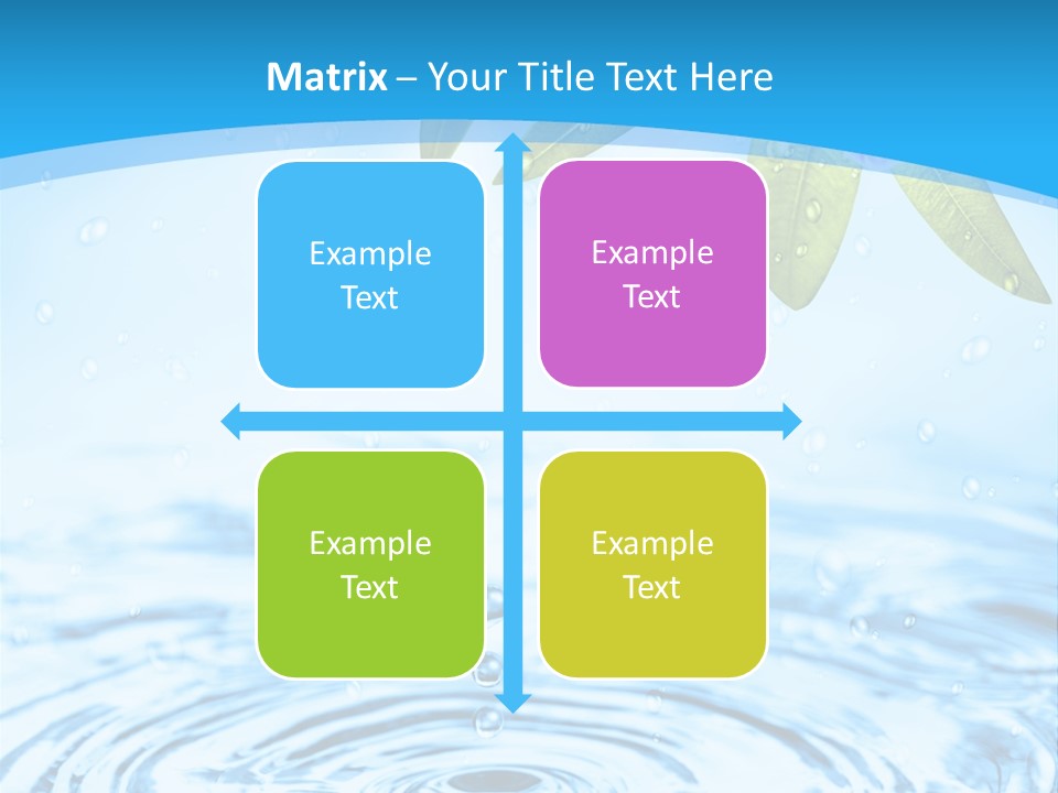 Summer Purity Healthy PowerPoint Template