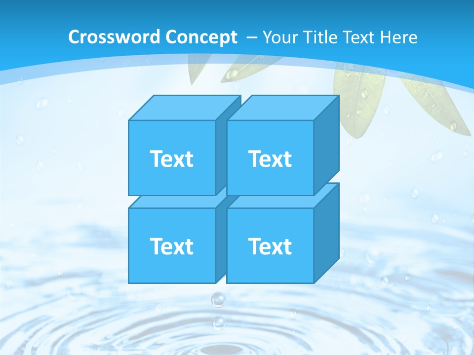 Summer Purity Healthy PowerPoint Template