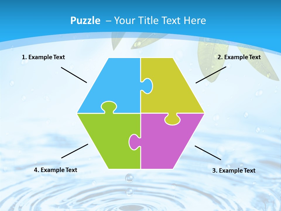 Summer Purity Healthy PowerPoint Template