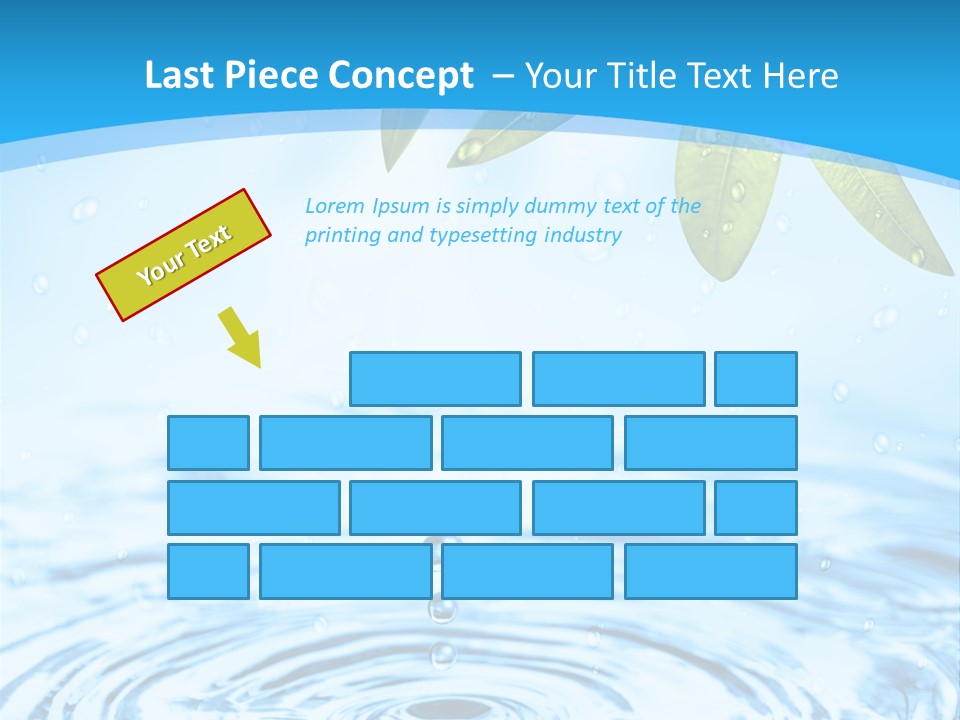 Summer Purity Healthy PowerPoint Template