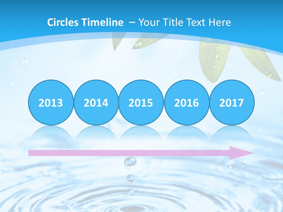 Summer Purity Healthy PowerPoint Template