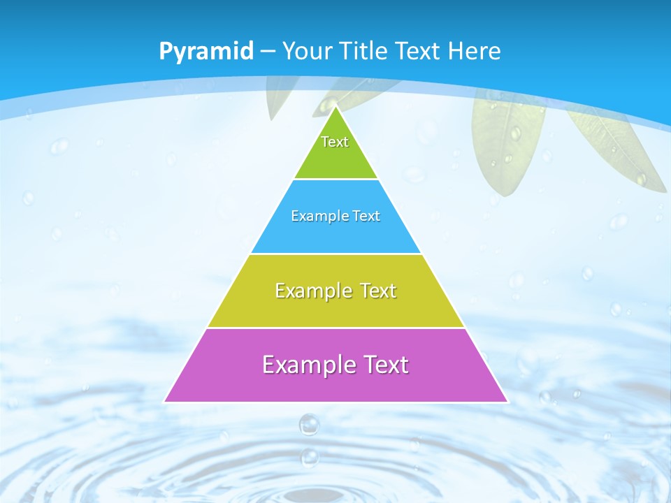 Summer Purity Healthy PowerPoint Template