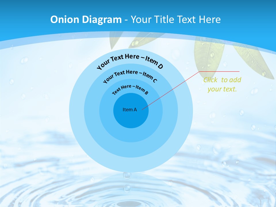 Summer Purity Healthy PowerPoint Template