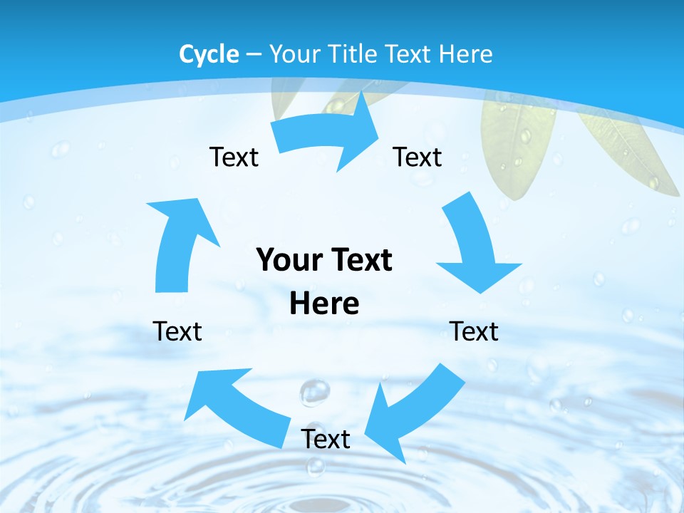 Summer Purity Healthy PowerPoint Template