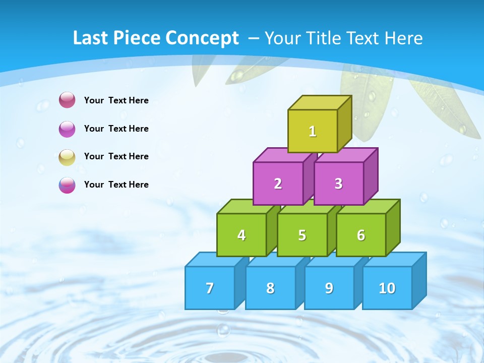 Summer Purity Healthy PowerPoint Template