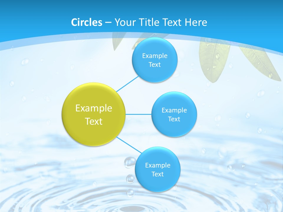 Summer Purity Healthy PowerPoint Template