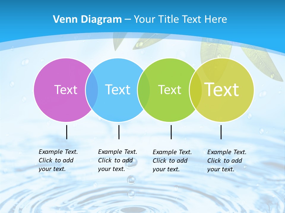 Summer Purity Healthy PowerPoint Template