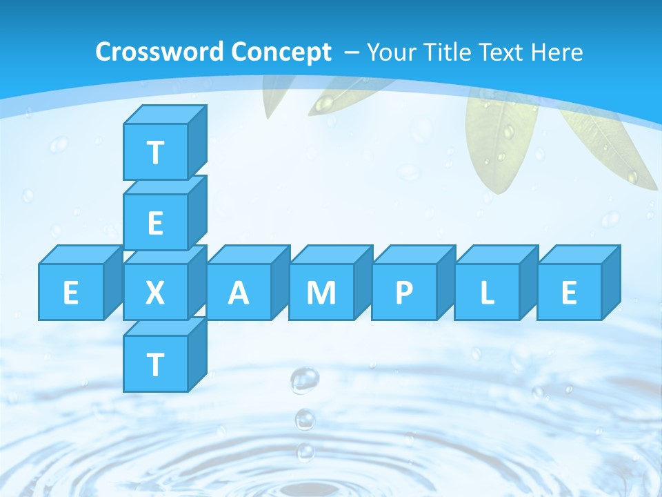 Summer Purity Healthy PowerPoint Template