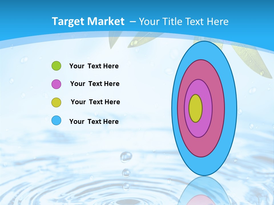 Summer Purity Healthy PowerPoint Template