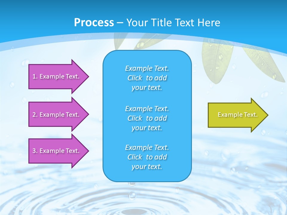 Summer Purity Healthy PowerPoint Template