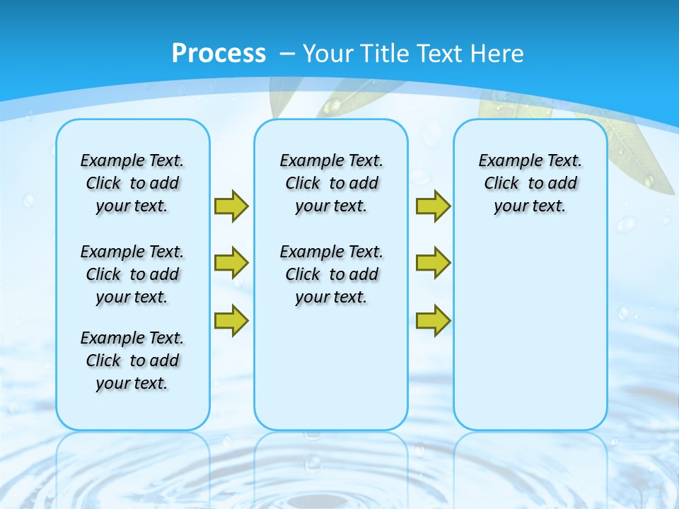 Summer Purity Healthy PowerPoint Template