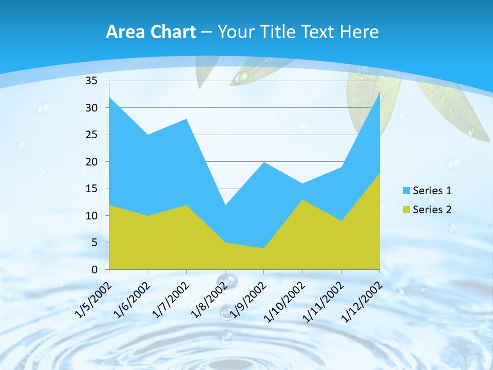 Summer Purity Healthy PowerPoint Template