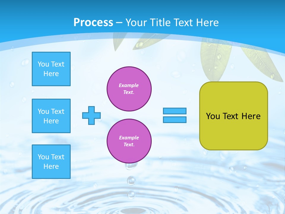 Summer Purity Healthy PowerPoint Template