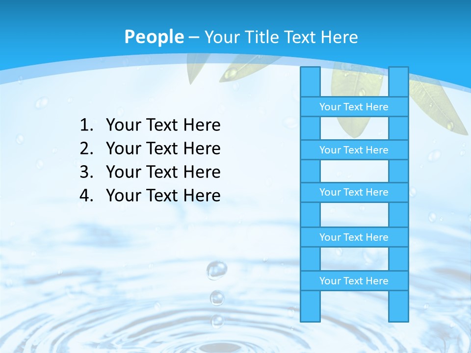 Summer Purity Healthy PowerPoint Template
