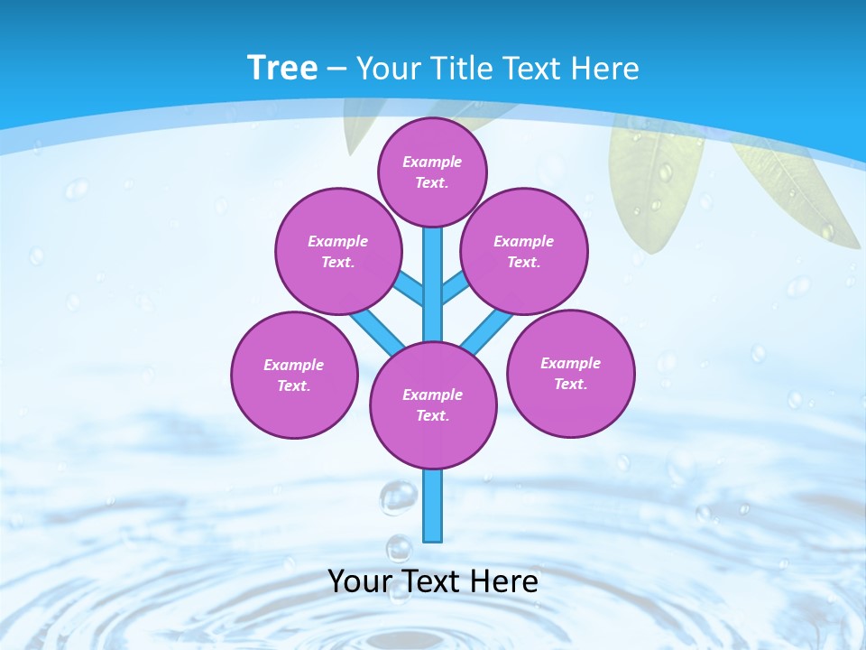 Summer Purity Healthy PowerPoint Template