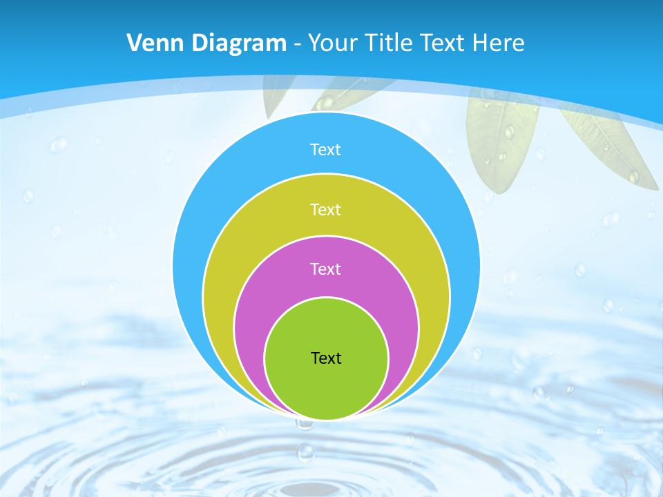 Summer Purity Healthy PowerPoint Template