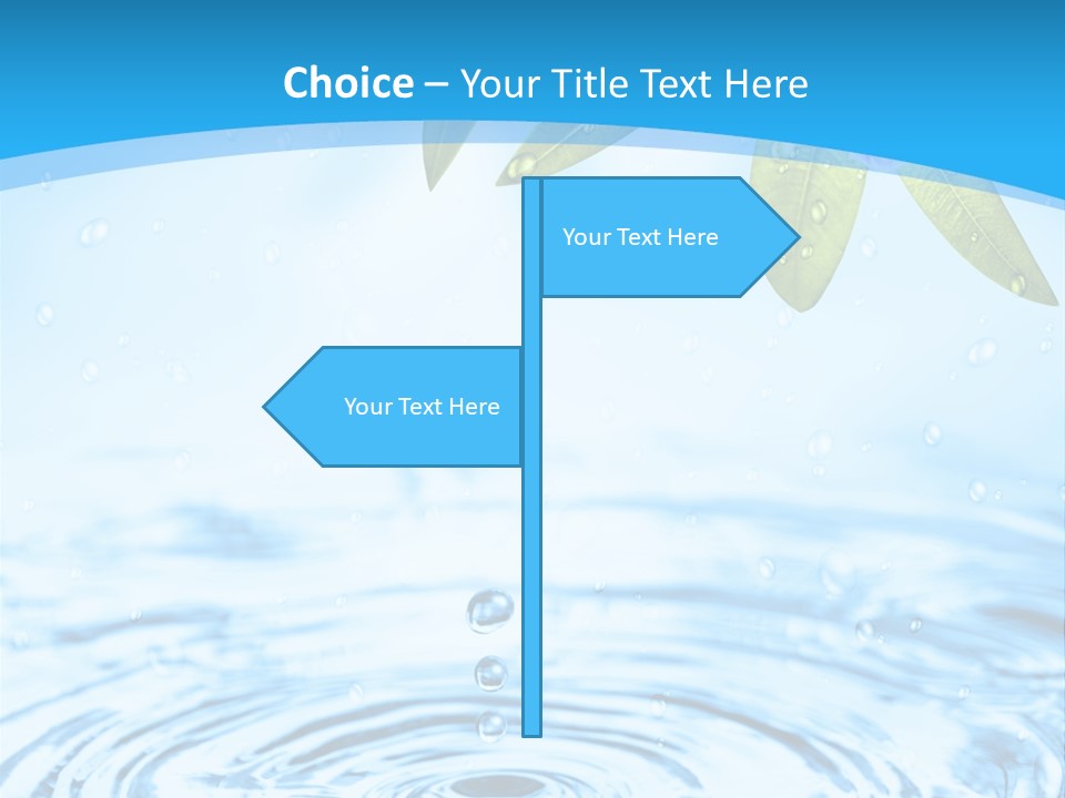 Summer Purity Healthy PowerPoint Template