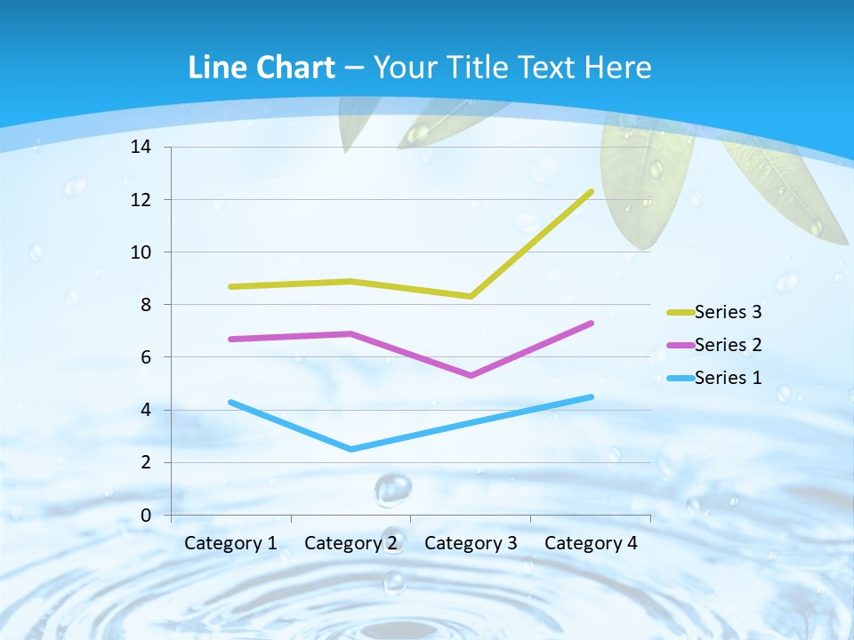 Summer Purity Healthy PowerPoint Template
