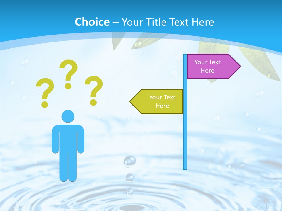 Summer Purity Healthy PowerPoint Template