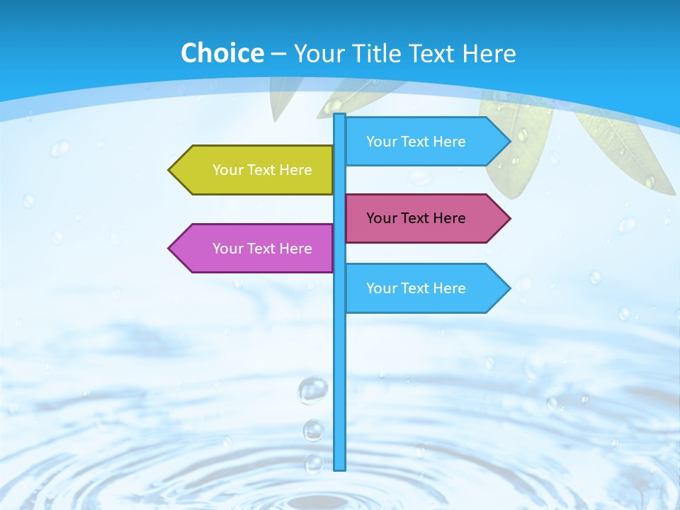 Summer Purity Healthy PowerPoint Template