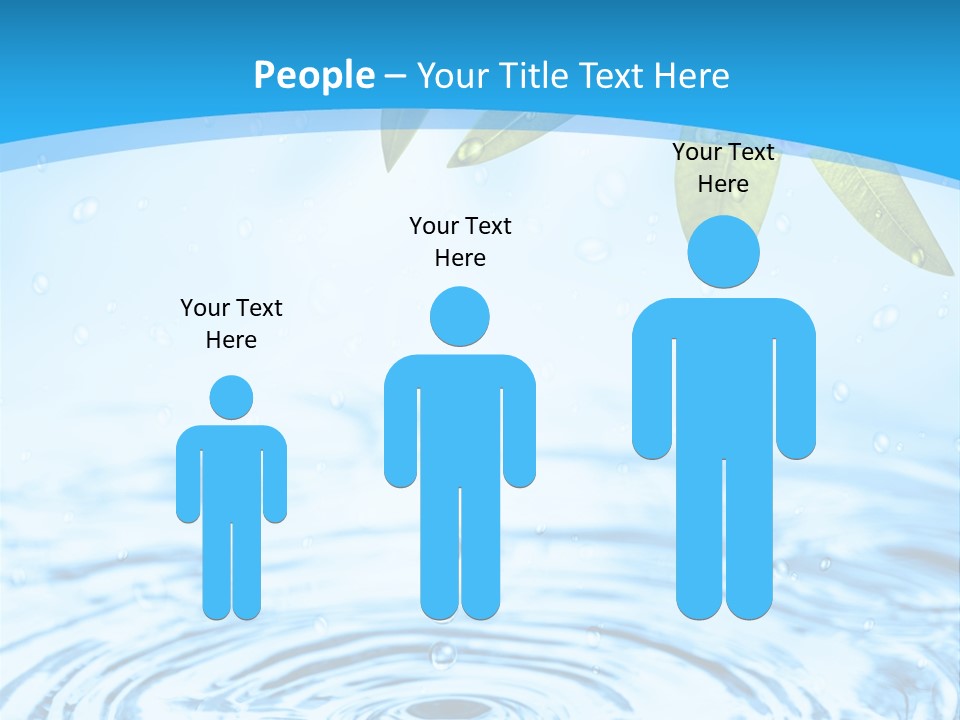 Summer Purity Healthy PowerPoint Template