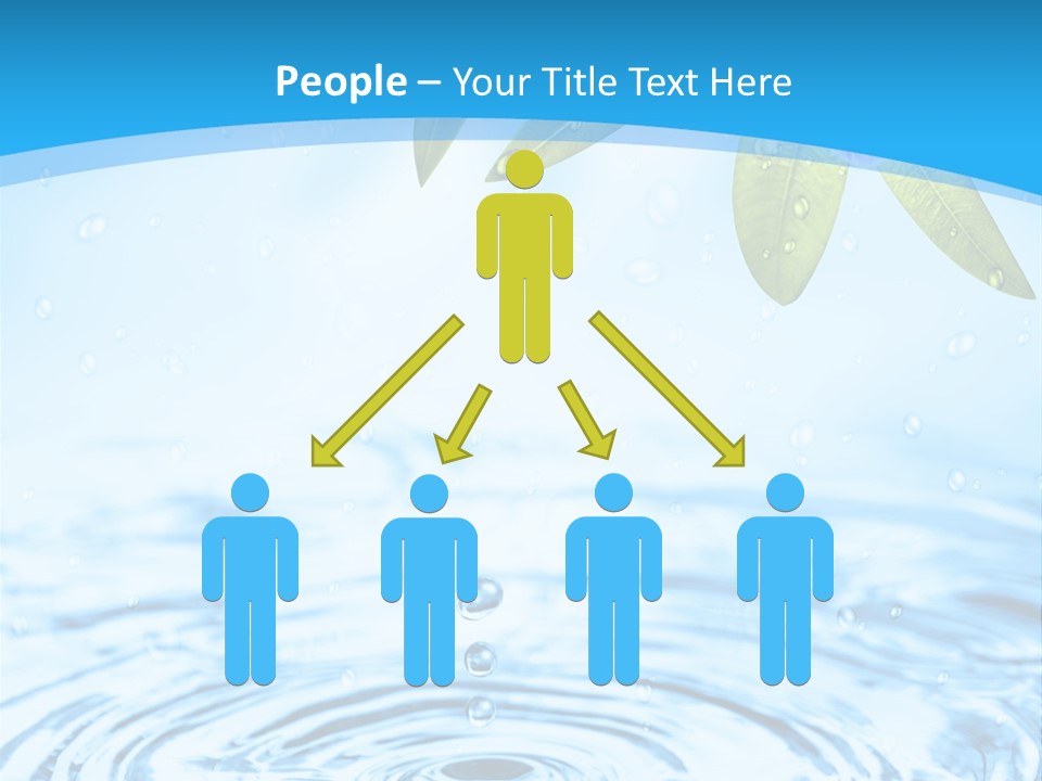 Summer Purity Healthy PowerPoint Template