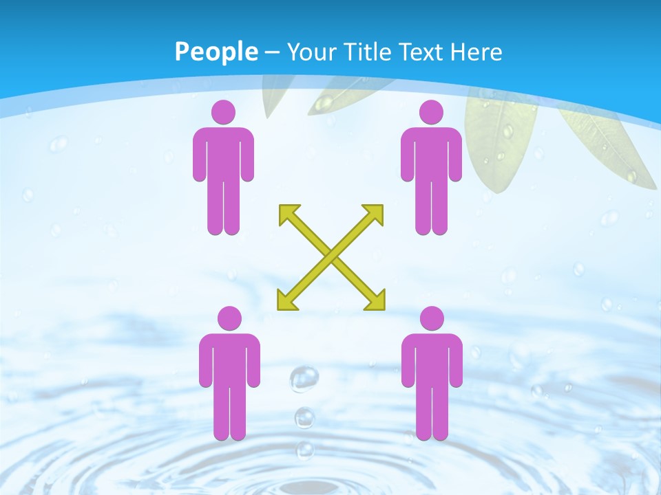 Summer Purity Healthy PowerPoint Template