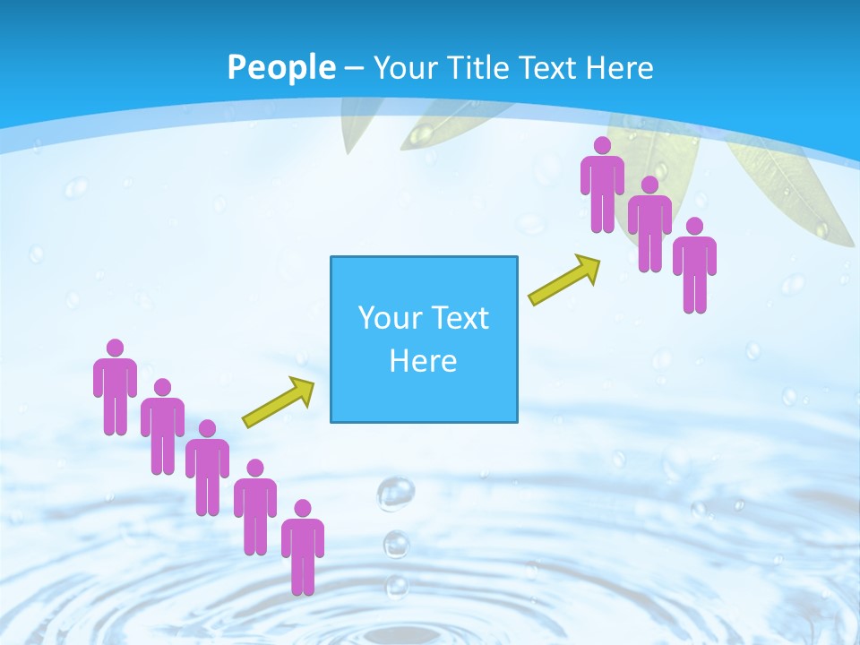 Summer Purity Healthy PowerPoint Template