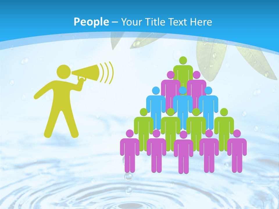 Summer Purity Healthy PowerPoint Template