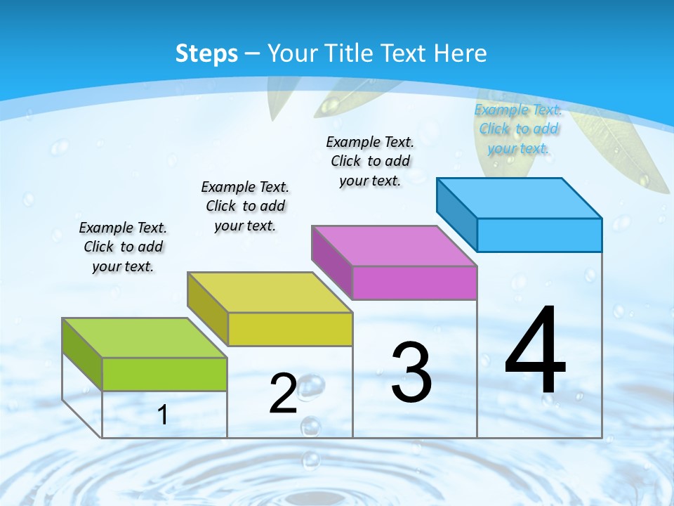 Summer Purity Healthy PowerPoint Template