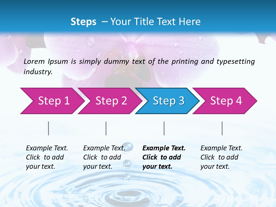 Relaxation Well Being Blossom PowerPoint Template