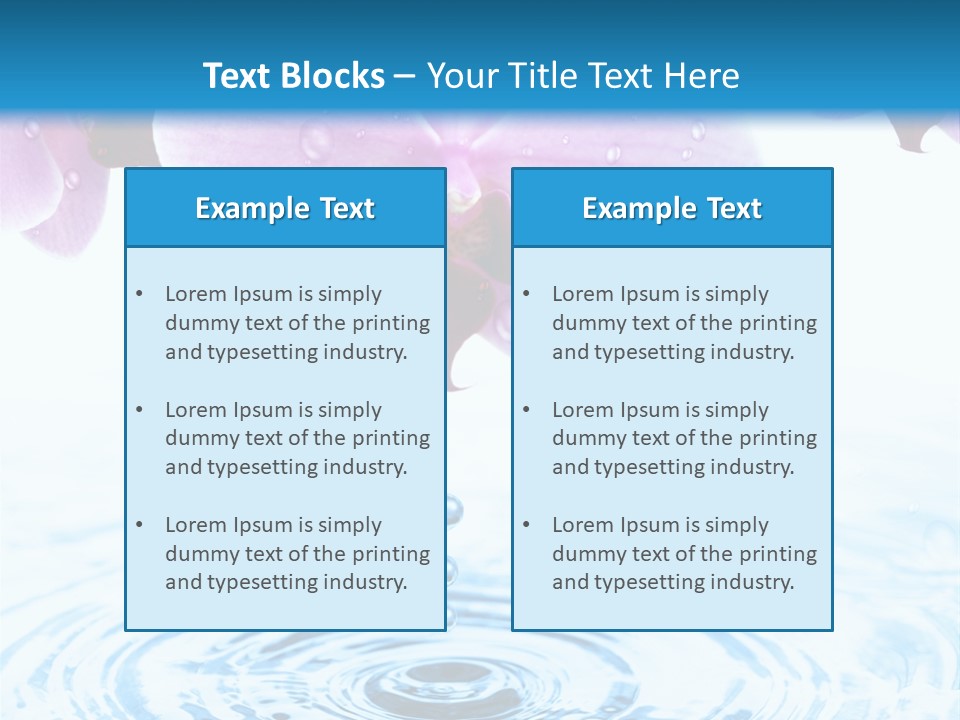 Relaxation Well Being Blossom PowerPoint Template