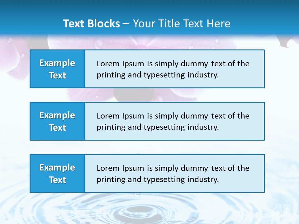 Relaxation Well Being Blossom PowerPoint Template