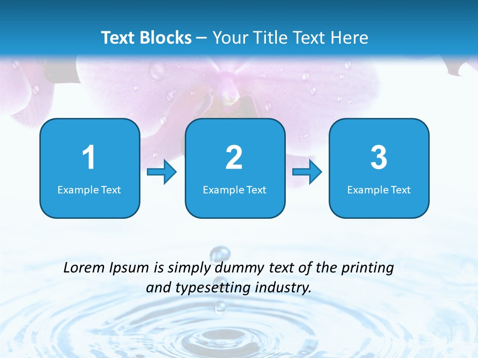 Relaxation Well Being Blossom PowerPoint Template