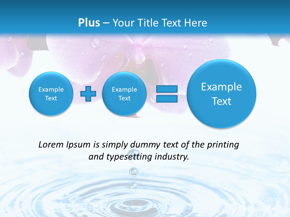 Relaxation Well Being Blossom PowerPoint Template