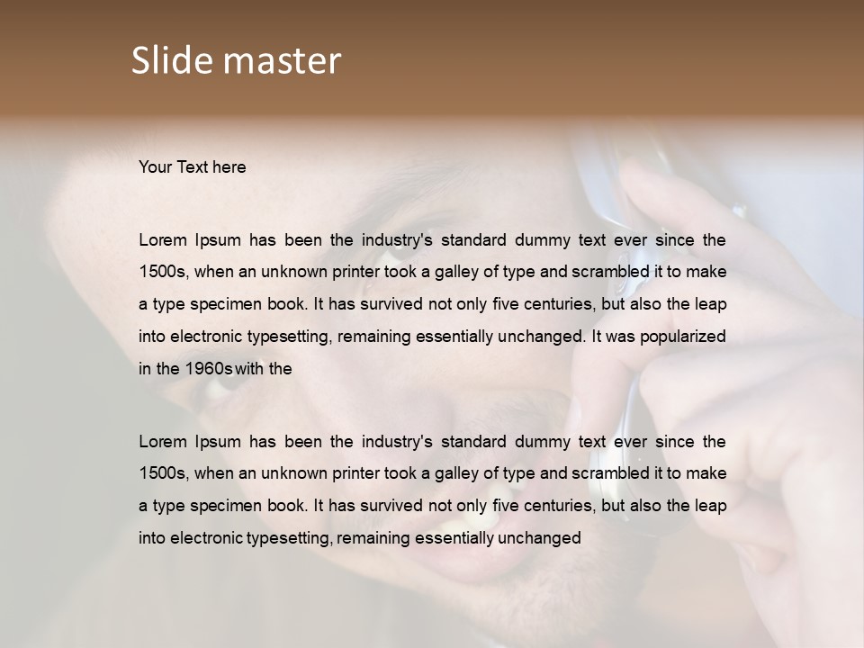 Hip Teeth Attractive PowerPoint Template