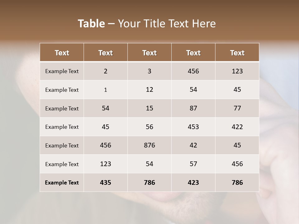 Hip Teeth Attractive PowerPoint Template