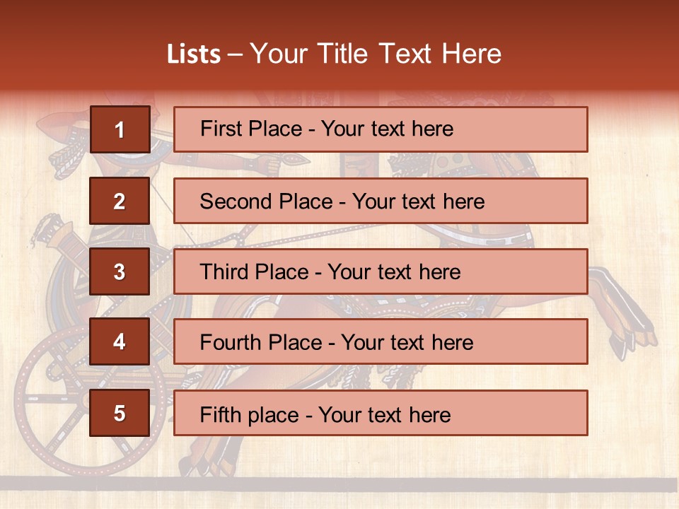 Paint Old Text PowerPoint Template